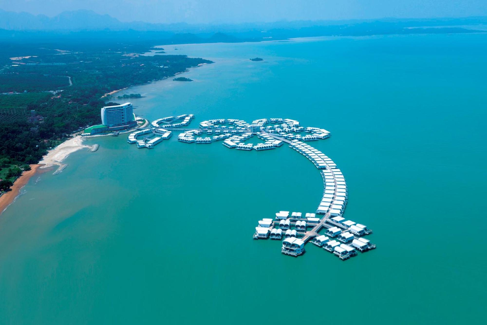 Lexis Hibiscus Port Dickson Hotel Exterior photo Aerial view of the resort