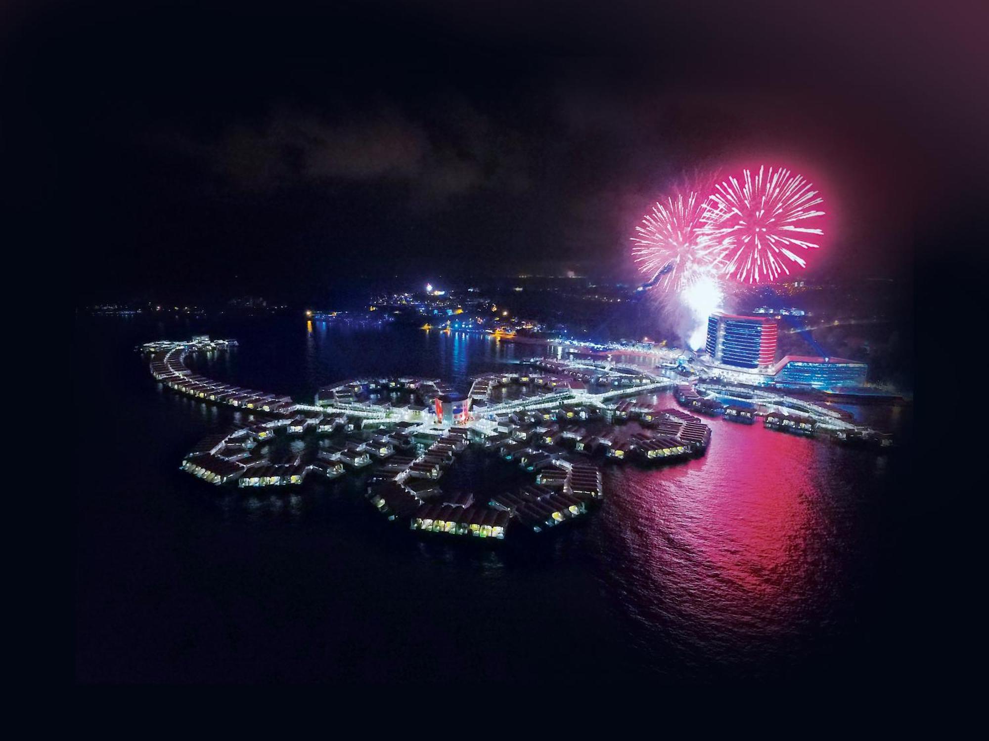 Lexis Hibiscus Port Dickson Hotel Exterior photo Fireworks at the 2011 edition of the festival
